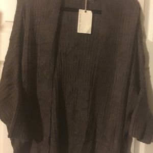 Barefoot dreams Cozychic lite ribbed shrug cardigan